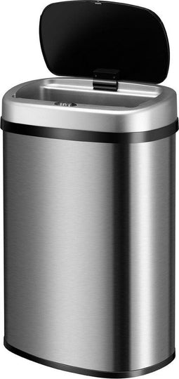 Automatische Prullenbak - Sensorprullenbak - 50 Liter - Zilver - Rechthoek
