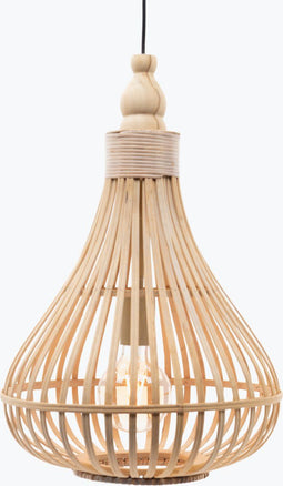 EGLO Amsfield - Hanglamp - Ø 35 cm - Bamboe - Bruin
