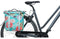 Basil Bloom Field - Dubbele Fietstas MIK - Waterdicht 28-35 Liter - Blauw