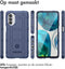 iMoshion Hoesje Geschikt voor Motorola Moto G82 / Moto G52 Hoesje Siliconen - iMoshion Rugged Shield Backcover - Blauw