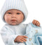 Llorens full body babypop jongen Tino met deken en speen 43 cm