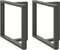 vidaXL - Eettafelpoten - 2 - st - T-vormig - 90x35x(72-73) - cm - staal - antraciet
