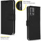 Accezz Motorola Edge 30 Fusion - Wallet Softcase Bookcase - 3 pashouders - Zwart