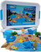 KidzKraze® Oceaanwonderen - Kinetisch Zand - Speelzand met zeedieren en accessoires - 1,6 kg