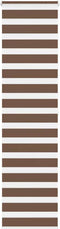 vidaXL - Zebra - rolgordijn - 65x200 - cm - stofbreedte - 60,9 - cm - polyester - bruin