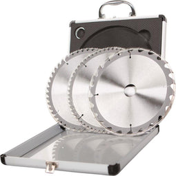 Scheppach Cirkelzaagblad Ø210mm - Set van 3 - Tungsten carbide - 24T 48T 60T