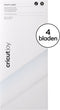 Cricut Joy Beschrijfbaar Smart Vinyl Verwijderbaar 14x33cm – Transparant (4 vellen)