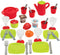 écoiffier 100% Chef - Servies Set - 36-delig - Multicolor