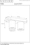 Lucide NIGEL - Plafondspot - LED Dim to warm 2x5W 2200K/3000K - Wit (2 stuks)