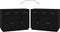 vidaXL - Dressoir - 100x40x75 - cm - massief - grenenhout - zwart