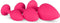 Siliconen Buttplug Met Diamant - Roze