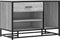 vidaXL - Schoenenbank - 80x40x53,5 - cm - bewerkt - hout - en - metaal - grijs - sonoma