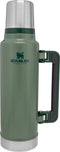 Stanley Classic Legendary Bottle 1,4L | Hammertone Green | Thermosfles houdt 40 uur warm, 35 uur koud | Vaatwasserbestendig | Roestvrijstalen Thermoskan | Lekvrij