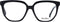 Max Mara MM5031 53001 bril zonder sterke - Dames - Zwart