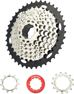 8-voudige cassette 11-25T/11-28T/11-32T/11-36T/11-40T/11-42T - Compatibel met Shimano/SRAM - Lichtgewicht en duurzaam