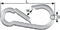 dörner + helmer 4915084 Karabijnhaak roestvrij staal A2 8 mm x 80 mm 6 stuk(s)