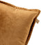 Dutch Decor REBEL - Kussenhoes velvet 30x50 cm Tobacco Brown - bruin - met rits