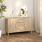 vidaXL - Dressoir - 100x36x60 - cm - bewerkt - hout - sonoma - eikenkleurig