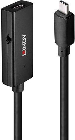 Lindy 43356 - USB 3.2 Gen 1 Type-C Hub - 5000 Mbit/s - Zwart