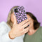 iMoshion Hoesje Geschikt voor iPhone 12 Pro / 12 Hoesje Siliconen - iMoshion Design hoesje - Transparant / Paars / Design Leopard Lilac