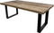 HSM Collection Rechthoekige eettafel Portland - 200x100 cm - mangohout/ijzer
