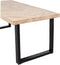 WOOOD Tablo Tafel Visgraat met U-poot - Mango - 75x180x90
