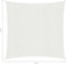 vidaXL - Zonnezeil - 160 - g/m² - 5x5 - m - HDPE - wit