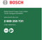 Bosch 2 609 255 731 - Accessoire