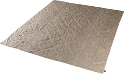 PTMD Lizze Beige Velvet Bedspread Embroidery Pattern