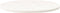 vidaXL - Tafelblad - ovaal - 80x40x2,5 - cm - massief - grenenhout - wit