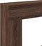 vidaXL - Haardombouw - 81x18x82 - cm - bewerkt - hout - bruin - eikenkleurig