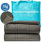 EL Life - Verzwaringsdeken 7 kg - Fluweel & Sherpa Fleece - Grijs