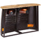 vidaXL - Dressoir - vrachtwagen - massief - mangohout - donkergrijs