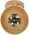 vidaXL Wand-/plafondlampen industrieel 2 st E27 20x25 cm messingkleur