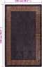 vidaXL - Vloerkleed - wasbaar - anti-slip - 150x230 - cm - zwart - en - goudkleurig