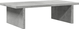 vidaXL - Monitorstandaard - 50x27x15 - cm - bewerkt - hout - betongrijs