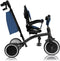Lionelo Tris Plus - Driewieler - 2-in-1 - 360° draaibare zitting - Blue Denim