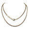 Silventi Lockits 980600162 Stalen Collier - 70 + 3 cm - Goudkleurig