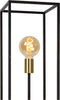 Lucide RUBEN - Vloerlamp - 3xE27 - Hoogte 1,20m - Zwart