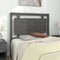 vidaXL - Hoofdbord - 105,5x4x100 - cm - massief - grenenhout - grijs