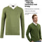 Milanoro Herenpullover - Overhemdkraag - Groen - M