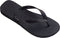 Havaianas TOP - Teenslippers - Rubber zool - Zwart