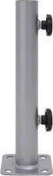 vidaXL - Parasolvoet - voor - Ø32/34/38 - mm - stok - staal - zilverkleurig