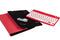 SilverHT 111914540199 - Toetsenbord Case - Wireless Qwerty Spaans - Rood Wit