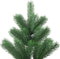 vidaXL - Kunstkerstboom - Nordmann - met - LED's - en - kerstballen - 120 - cm - groen