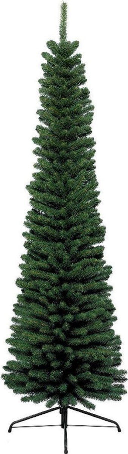 Kunstkerstboom - Pencil pine - h150 cm - Dia 45 cm - Extra smal - Groen