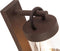 TRIO SAMBESI - Wandlamp - Bewegingssensor - Roestbruin - IP44