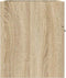 vidaXL - Wastafelkast - 41x38,5x46 - cm - bewerkt - hout - sonoma - eikenkleurig