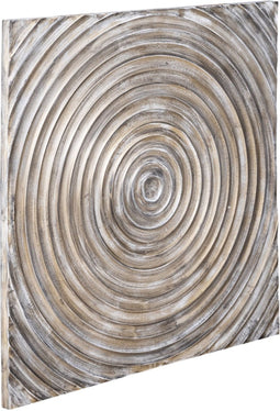 PTMD Wandpaneel Tichya - 90x3x90 cm - MDF - Brons