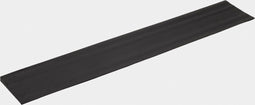 Rubber drempelhulp 2 x 15 x 100 cm met lijmlaag (zwart)